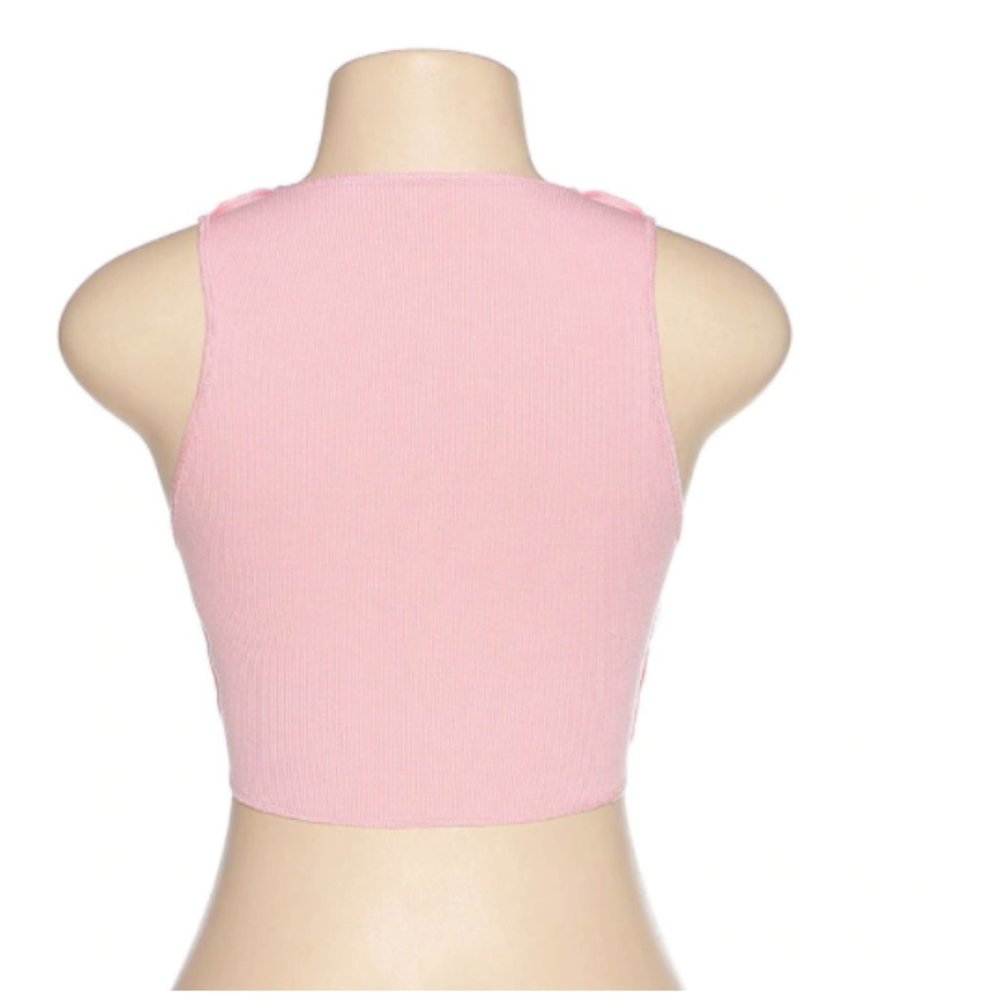 Sexy ColorfulSleeveless Crop Top - Picture 5 of 5